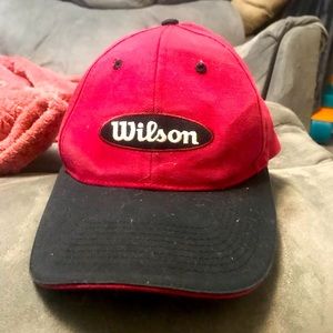 VINTAGE Wilson strapback hat OS